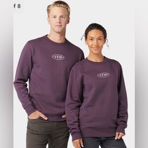 Stio Unisex Stio Seal Crew size XS color Huckleberry Jam NWT